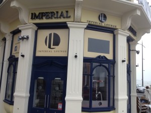 Project Signs - Imperial Lounge Front Close Up